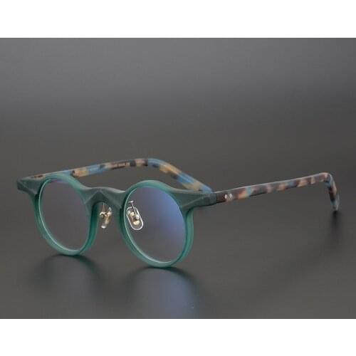 Vintage Cat Eye Acetate Glasses Frame Men Women Myopia Prescription Optical Eyeglasses Frame Anti-blue Luxury Brand Eyewear