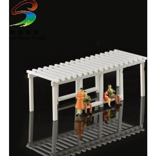 Scale 1/100,1/75,1/50 ABS white plastic Model gallery pavilion for architecture landscape decoration