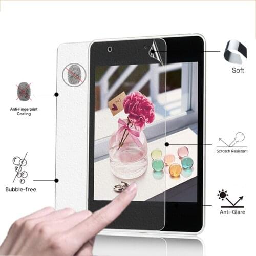Premium Anti-Glare Screen Protector Matte Films For Nokia N1 7.9 inch front matte screen protective films + clean cloth
