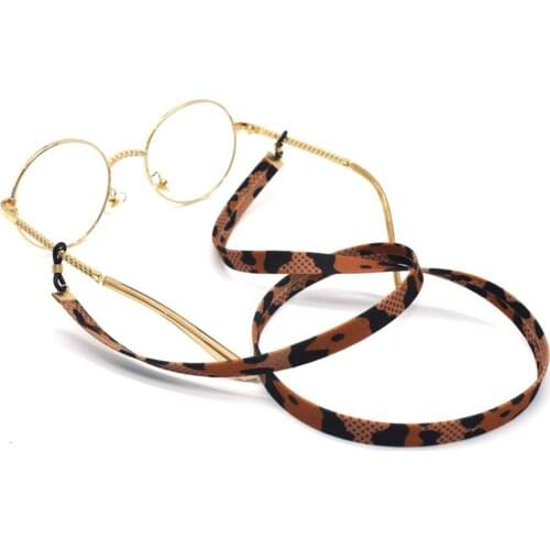1PCs Leopard Print Lanyard Strap Sunglasses Neck Rope Eyewear Accessories Tide Retro Personality Glasses Hold Neck Strap New
