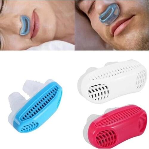 Sleep Aid Silicone Anti Snoring Device Nasal Dilator Stop Nose Stopper Clip Sleep Tray Apnea Guard Easy Breathe Improve Sleeping