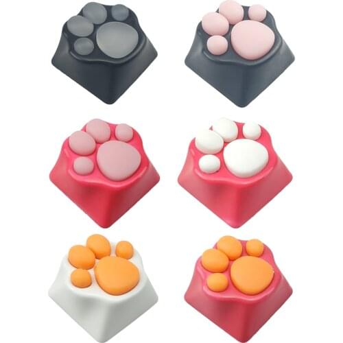 Brand New and High Quality Personality Lovely Kitty Paw Artisan Cat Paws Pad Mechanical Keyboard KeyCaps for Cherry MX Switches
