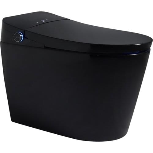 Black no water pressure limit toilet, household automatic toilet, foot sense toilet, electric smart toilet integrated