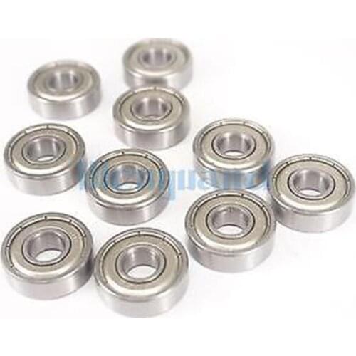 10)609ZZ 9x24x7mm ABEC3 Thin-wall Shielded Deep Groove Ball Bearing