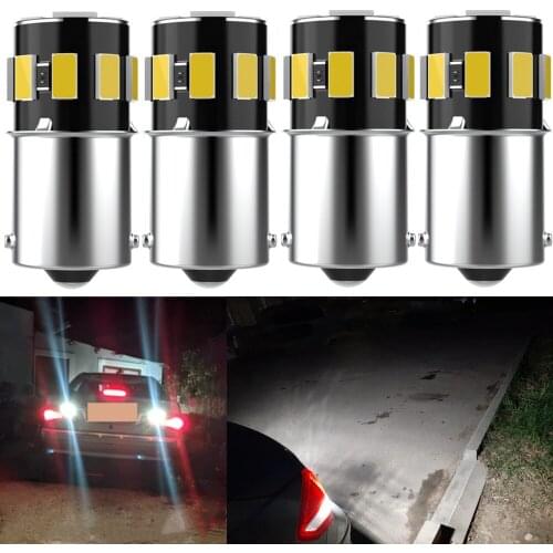 1156 BA15S P21W LED CANBUS NO ERROR Car Backup Reverse Lamp Tail Brake Light Bulb For Hyundai Tucson 2017 Creta Solaris kona