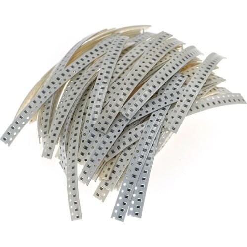 3400pcs170 kinds of resistance value 0R~10M 1/4w±5% multiple resistance mixed 1206 chip resistor package