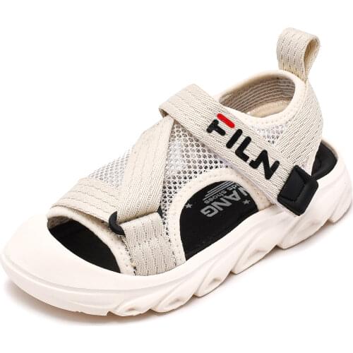 Childrens sandals Mesh Barefoot Boys' Shoes Foot Care Childrens Soft-soled Baby Beach Shoes Light-weight Summer sandals