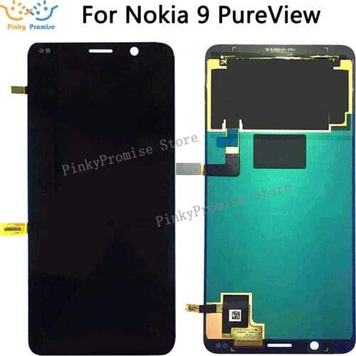 For Nokia 9 LCD Display Touch Screen Digitizer TA-1004 TA-1005 For Nokia9 Nokia 9 PureView LCD C9 Screen Replacement