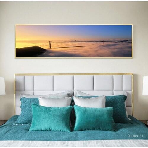 Canvas Painting Poster Wall Picture Landscape Art Print Mountain and Poster Picture Wall Art Painting for Living Room Decoration