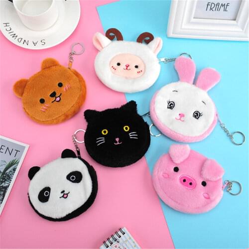 Style Toddler Children Cute Sheep Shape Crossbody Bag Coin Purse Wallet Crossbody Bag Plush Soft Sweet Purses For Gifts 2020 New