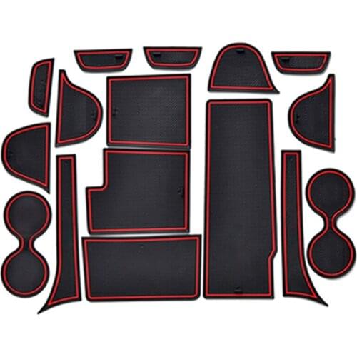 Car Door Groove Mat For Mazda CX-7 2006 2007 2008 2009 2010 2011 2012 CX7 CX 7 Accessories Car Stickers 16Pcs