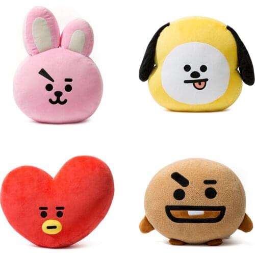 Kpop idol image Kawaii Stuffed Doll Plush Toys Lovely Animal Pillow Dog Rabbit Horse Koala Sheep Sofa Soft Gift For Fans Girl