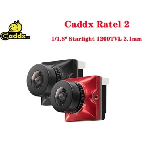 19*19mm Caddx Ratel 2 1/1.8'' Starlight 1200TVL 2.1mm NTSC PAL 16:9 4:3 Switchable Super WDR FPV Micro Camera for FPV Racing