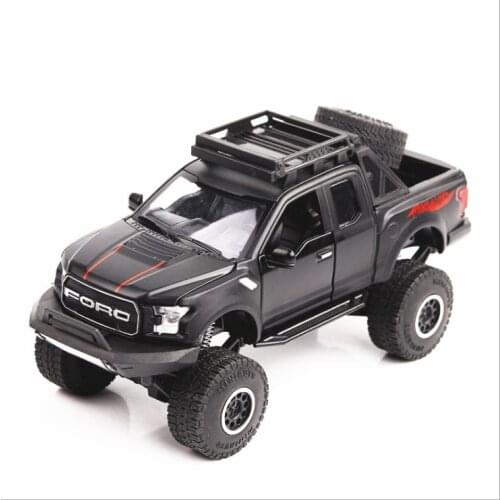 Simulation Ford Raptor F150 model alloy car simulation big wheel car childrens toy car birthday gift