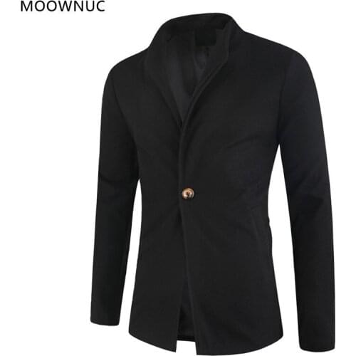 Мужские длинные пальто Moownuc China At AliExpress