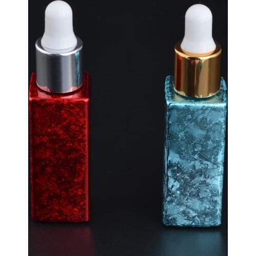 MUB - Fashion 7ml Mini Empty Refillable Essential Oil Bottle High Quality UV Glass Perfume Bottles With Dropper