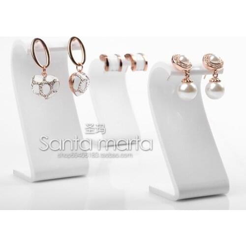 Lot of 3 Acrylic Earring display holder set stud earring display stand Earrings Display Bust Showcase Jewellery Display Holder