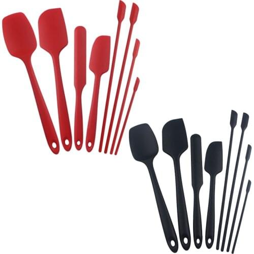 8Pcs Silicone Spatula Set,Dishwasher Safe Heat Resistant Silicone Spatula Kitchen Utensils for Cooking Baking Cake