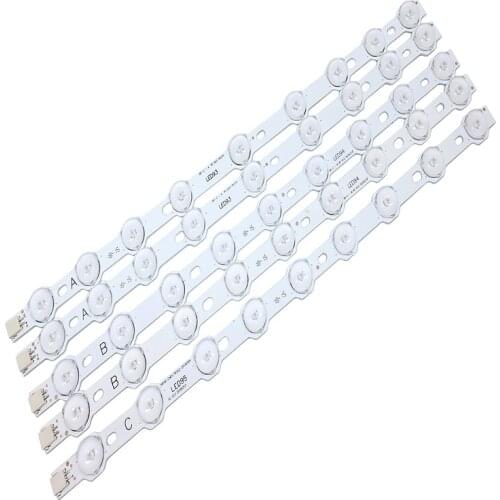 New LED backlight strip 40" 39" NDV REV1.0 ABC For TOSHIBA 40L3433DG VESTEL VES390UNDC-01 VES400UNDS-01 VES400UNDS-02