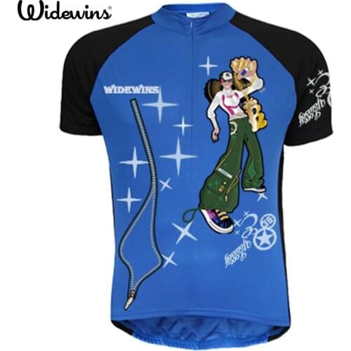 New widewins Gold Necklace cycling jersey bicycle wear widewins jersey bicycle clothes clothing quick dry 5055