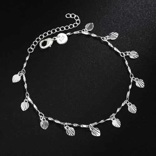 New Charm 925 sterling Silver popular Heart card Chain Bracelets for Women Fashion Wedding Party Christmas Gifts fine Jewelry