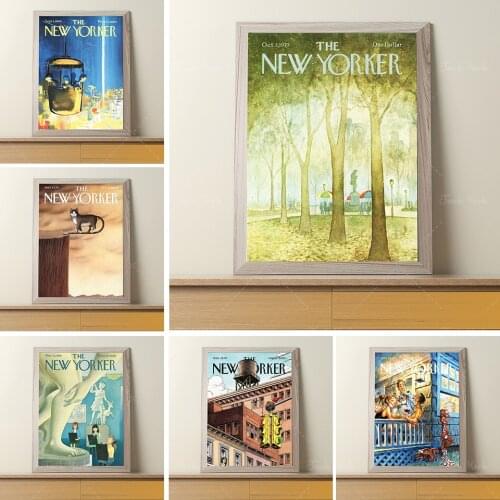The New Yorker 2009 October 5 Magazine Cover Print Poster Wall Art Picture Canvas Painting For Living Room Home Decor