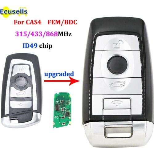New Modified Luxury keyless entry smart Remote Key 315MHZ or 433MHZ or 868mhz for BMW F 3 5 7 Series Smart Key