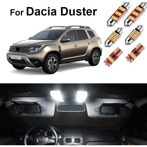 Canbus Led Interior Lights Kit For Dacia Duster 1 2 2010-2020 Car Light Accessories Dome Map Trunk Lamp