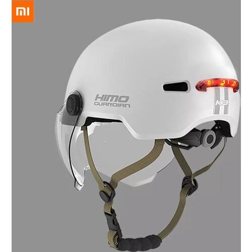 Xiaomi Youpin HIMO K3 riding flash helmet safety helmet With night warning lights, thick high-definition goggles