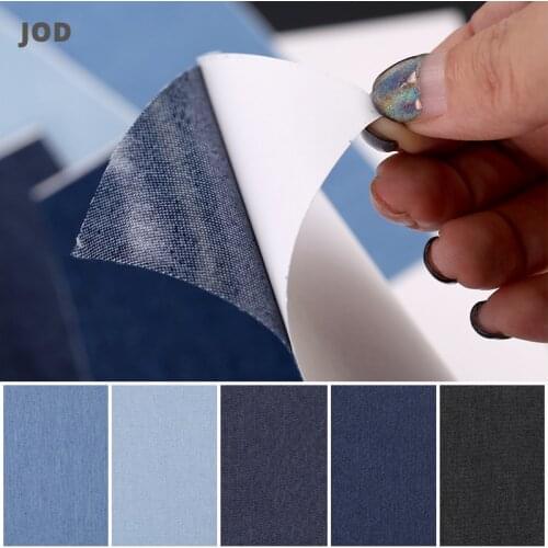 15x20cm Large DIY Denim Sew Thermal Jeans Stickers Fabric on Clothes Badges Applique Patches for Clothing Sewing Patch DIY JOD