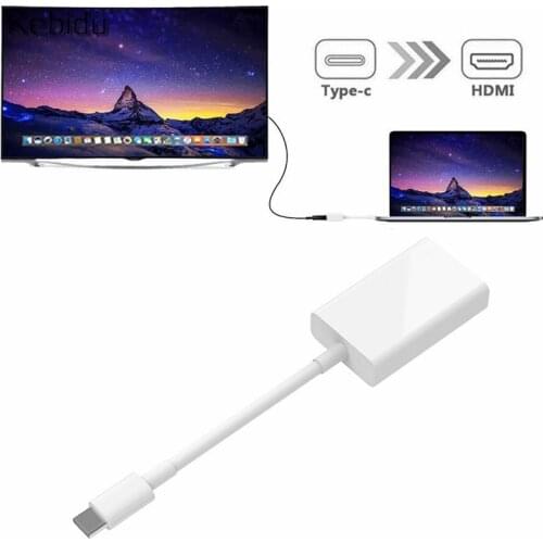 USB Type C to HDMI-compatible Adapter 4K 60Hz Type C 3.1 to Female Adapter Converter for Samsung S9/8 HTC HUAWEI LG
