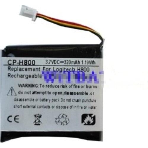 TTVXO Battery for Logitech H800 Wireless Headset Battery 993-000565