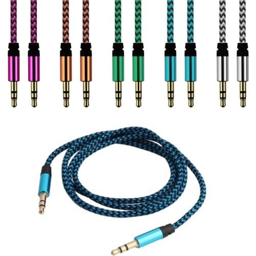 3.5 Jack Audio Cable 3.5mm Male To Male Speaker Line Aux Cable For IPhone 6 Samsung Galaxy S8 Car Headphone Xiaomi Redmi 4x Jack