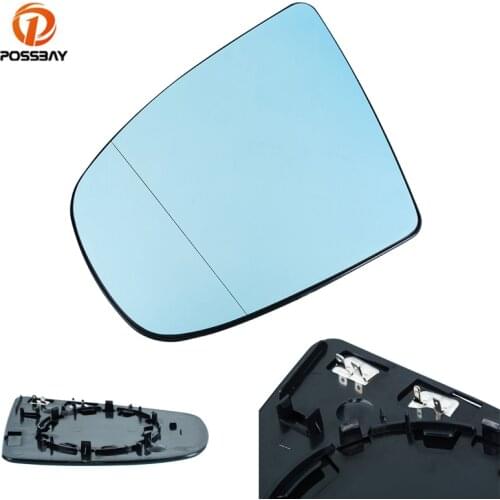 Car Rear View Mirror Glass Auto Dimming Heated Blue Mirror Glass with Backing Plate for BMW X5 X6 Series E70 E71 E72 2007-2014