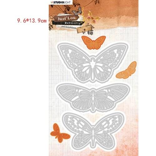CH 2021 New Arrival Three butterflies Metal Cutting Dies Embossing Scrapbooking Stencil Craft Cut Dies For DIY Card Hand