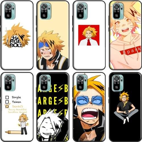 My Hero Academia Denki Kaminari Cover For Redmi 9 9A 9C 9T 7A 8A For Xiaomi Redmi Note 8 Pro 9S 8T Note 7 9 10 Pro Case