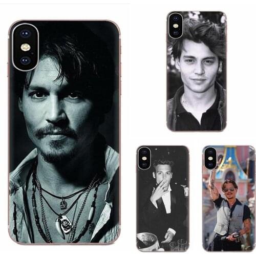 Johnny Depp For Huawei Honor Mate 20 p40 lite pro 10i 20i 8S lite Y9 Y7 Y5 Prime 2019 2018 Tpu Soft Black Phone Case