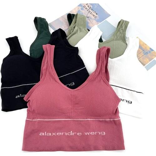 Cotton Sports Bras Women Push Up Solid Sports Bra Jogging Gym Women Sports Bra Girl Underwear Fitness Running Yoga Sport Tops