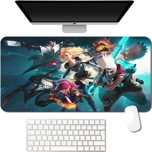 Mousepad Anime Mause Pad League of Legends Mouse Pad Gaming Keyboard Mouse Mats XXL 800X300 For Computer Laptop Pad Desk Mat
