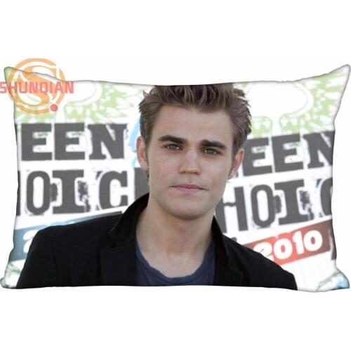 Hot Nice Paul Wesley Rectangle Pillowcase zipper Wedding Custom Pillow Case For Bedroom A3.27#15