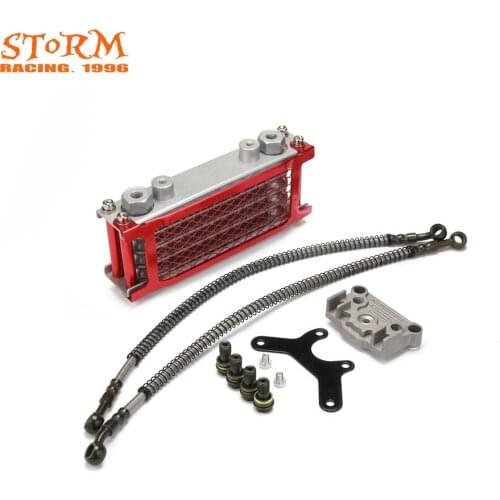 Motorcycle Engine Oil Cooler Radiator For Loncin Zongshen Lifan Shineray Yinxiang Kayo Apollo Bosuer Xmoto 125CC 140CC