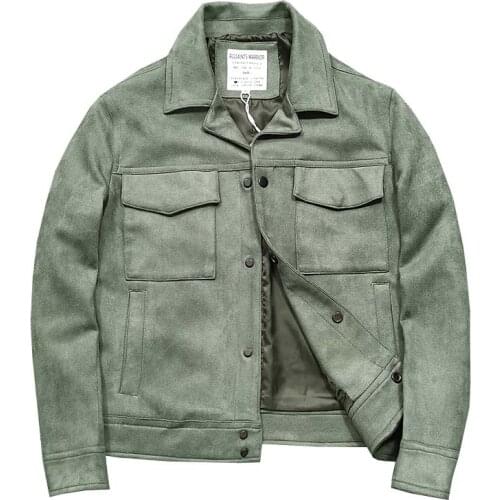 Mcikkny Men's Suede Jackets