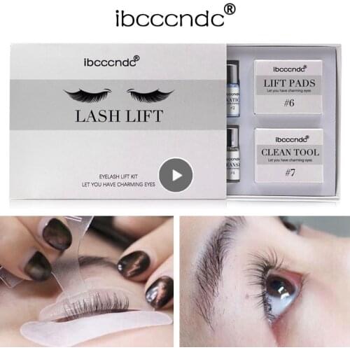 DIY Lashes Lifting Kits With Rods Glue Eye Lashes Eyelashes Perming Kit Lifting Extension Perm Set Non-stimulating Makeup Tools