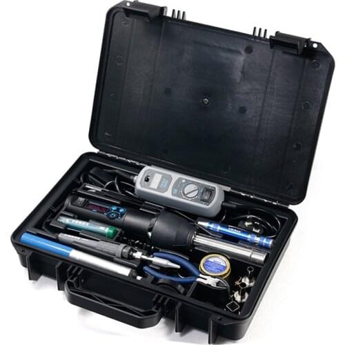 27 in 1 Welding Repair Tools Set 908D 8858I Electric Soldering Iron Portable Digital BGA Rework Solder Station Hot Air Gun