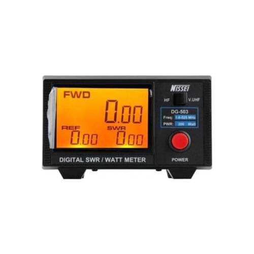 Nissei DG-503 Digital LCD 3.5" SWR & Watt Meter for Two-way Radios,walkie talkie
