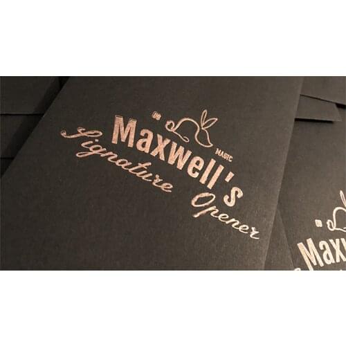 Maxwells Signature Opener (Gimmick+online instructions) Card Magic Tricks Illusions Close up Fun Stage Props Magician Toys