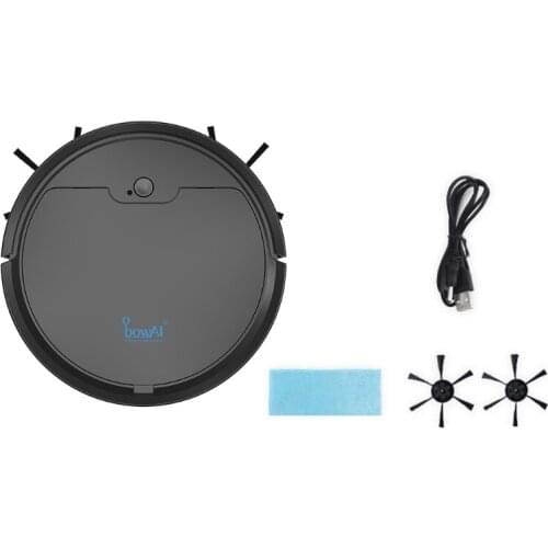 Robot Vacuum Cleaner Smart Navigation Remote Control Strong Suction Robot Vacuum Cleaner Wet/Dry 1500mAh Rechargeable