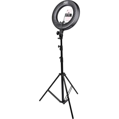 Godox LR180 Selfie Stick Led Ring Light Photographic Studio Ring Fill Lightting Ringlight Photography + AC Adapter + light stand
