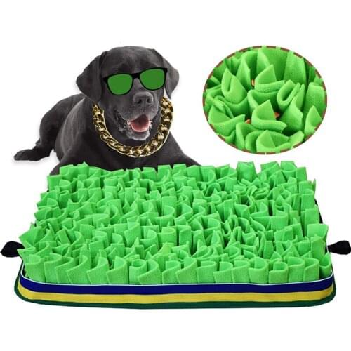 Dog Sniffing Toys Eco-friendly Snuffle Mat Durable Slow Feeding Pad Pet Nosework Training Encourage Foraging Skills Pet Supplies
