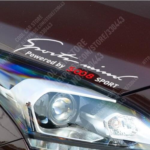 Sports Mind Car Covers Reflective Material Car Stickers Decal Car-Styling For peugeot 5008 Reflective Sticker car accessories